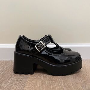 Nasty Gal | Mary Jane Black T-Bar Shoes
